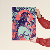 Lana Del Rey – Psychedelic Pop Art Concert Poster